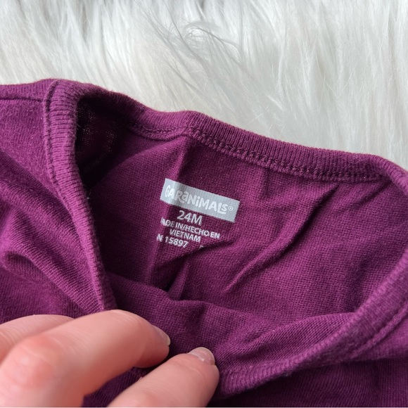 Garanimals Magenta Purple Long Sleeve Top - Picture 2 of 2